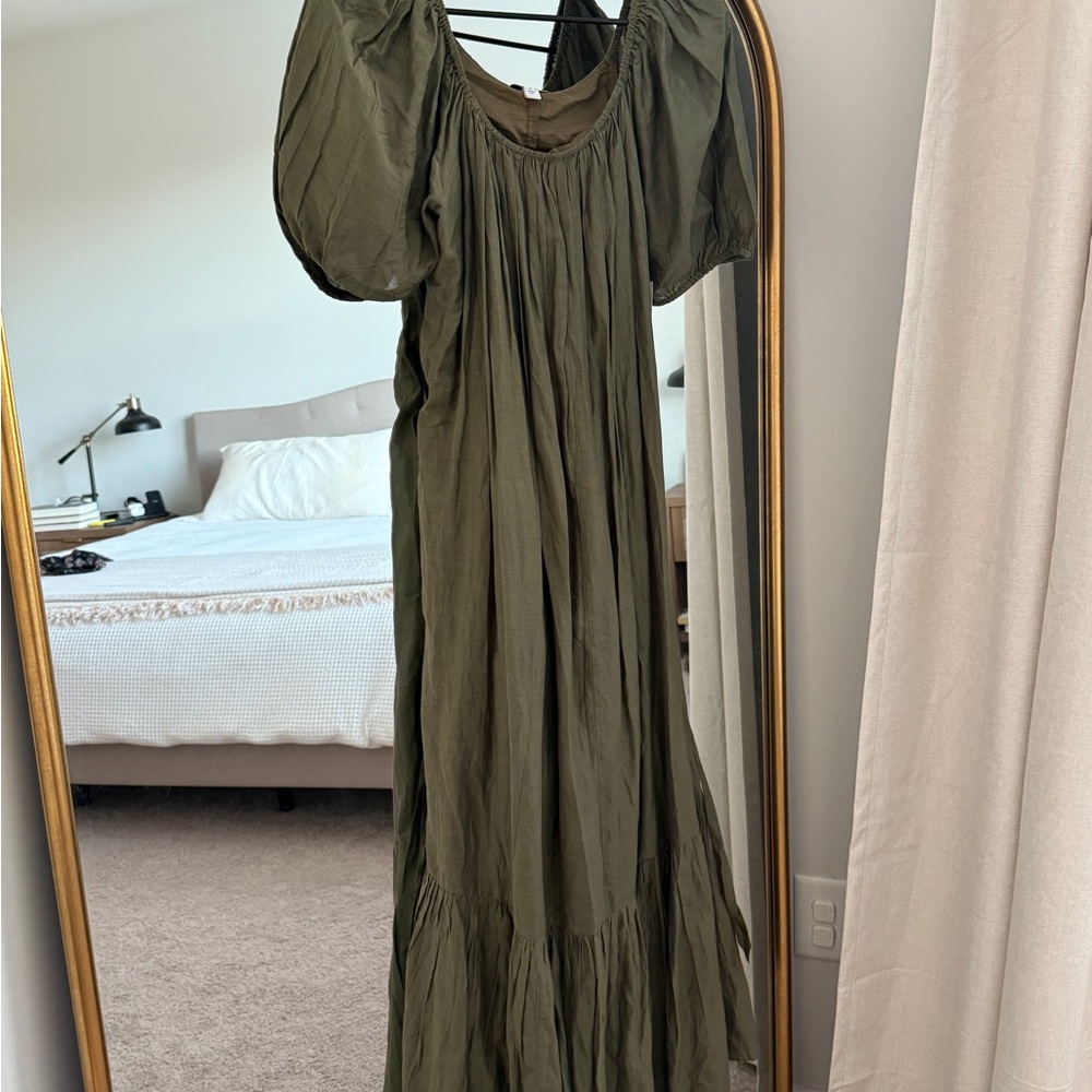 Nordstrom Olive Maxi Dress size S